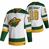 Minnesota Wild 18 Jordan Greenway White Adidas 2020-21 Reverse Retro Alternate Jersey Dzhi,baseball caps,new era cap wholesale,wholesale hats